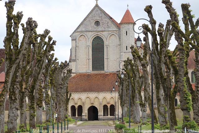 Le Jour ni l’Heure 6156 : abbaye de Pontigny, 1114-XIIIe s., Yonne, Bourgogne, lundi 8 mai 2023, 15:32:23