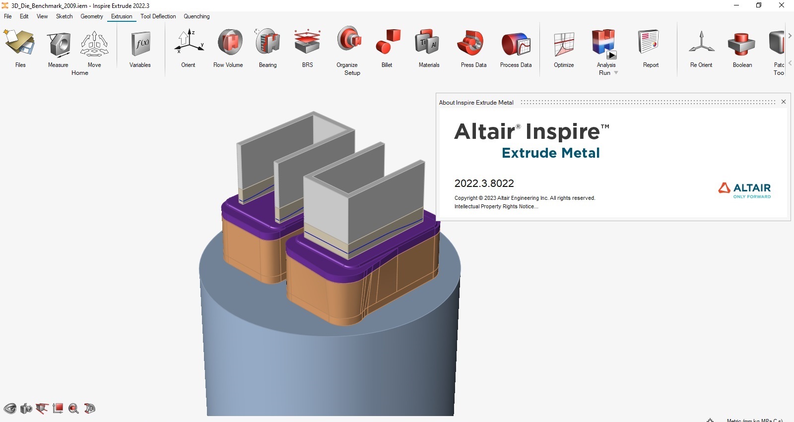 Working with Altair Inspire Extrude 2022.3.0 full