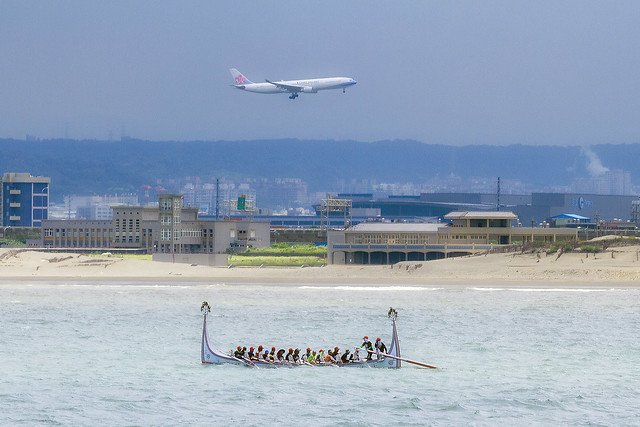 飛鳥與魚  when the Si mangavang (big boat) met China Airlines