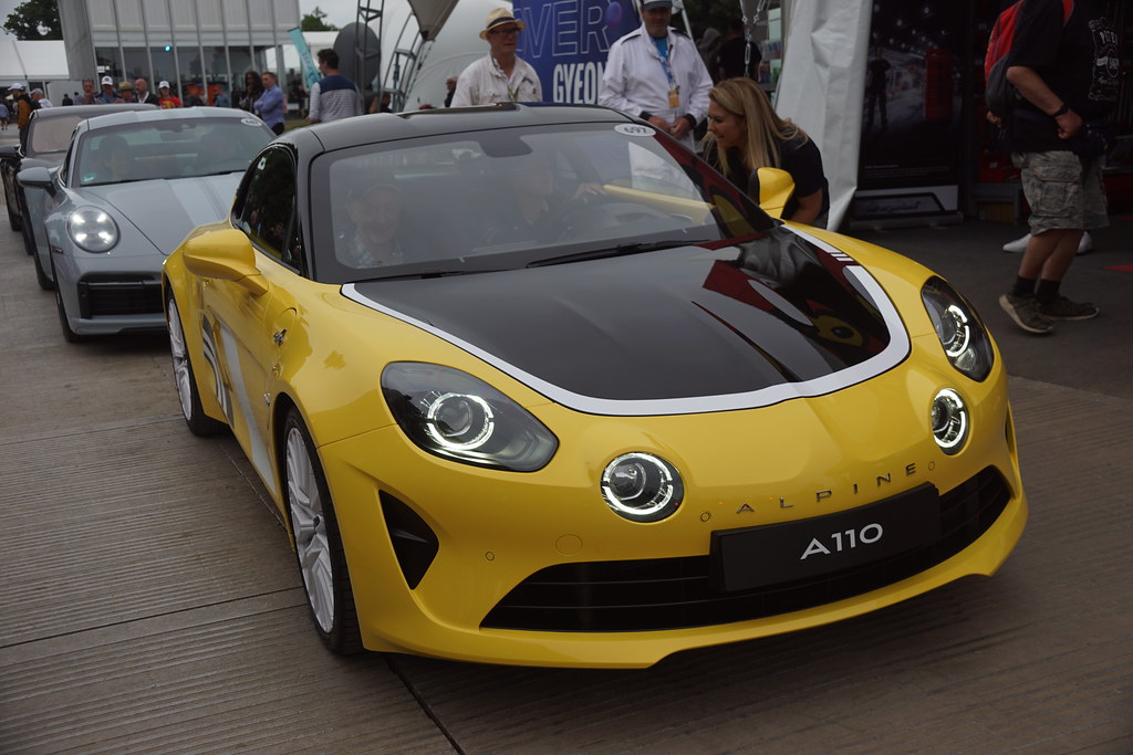 Alpine A110 2022, First Glance, Michelin Supercar Run, Innovators, Masters of Motorsport, Goodwood Festival of Speed (1)