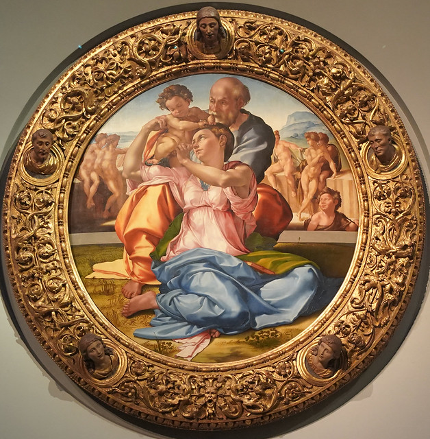 The Tondo Doni by Michelangelo, Galleria degli Uffizi (Florence)