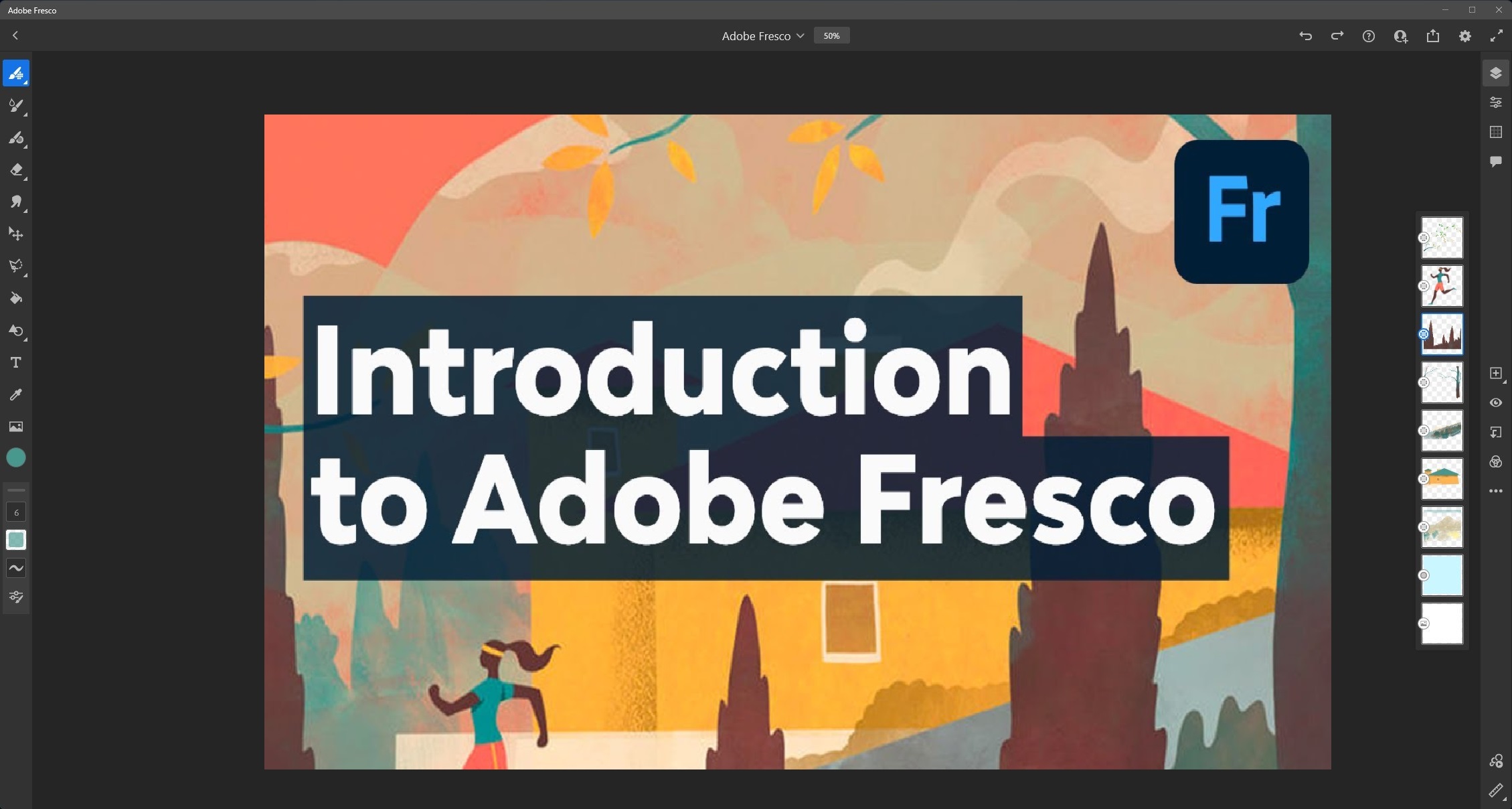 Working with Adobe Fresco 4.6.0 full
