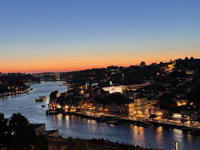 Sonnenuntergang in Porto