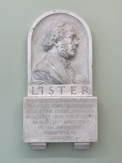 Lister relief at Royal College of Surgeons