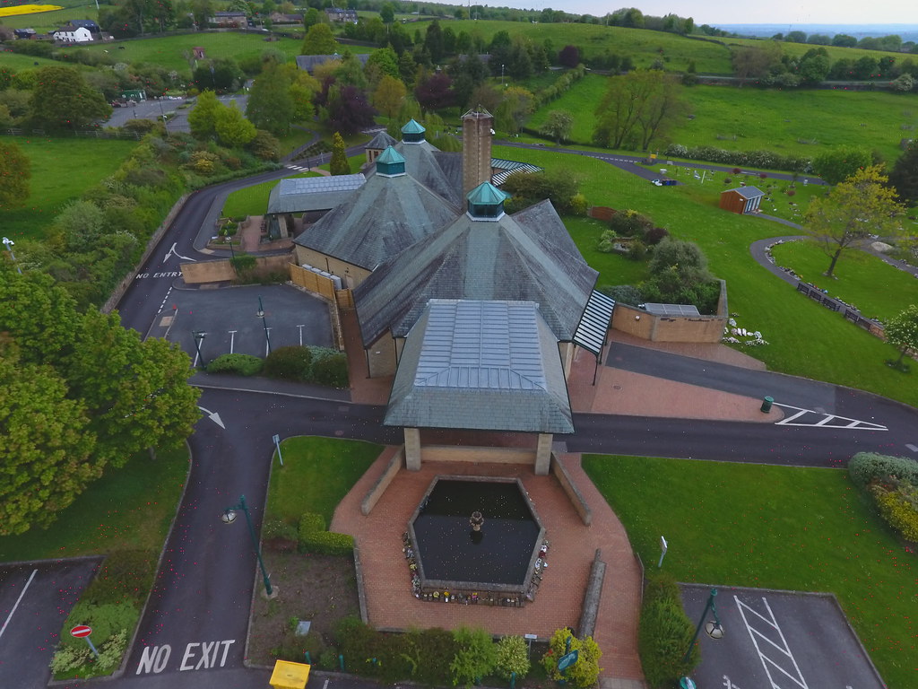 DJI Phantom 4 | Grenoside Cremetorium Sheffield | Christopher Walters