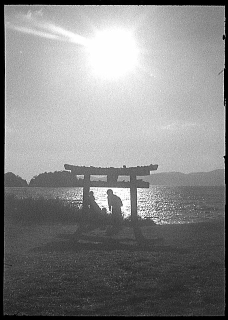 sacred gate in Naoshima