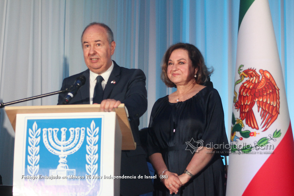 Festejo Embajada en México 75 Aniv Independencia de Israel  (86)