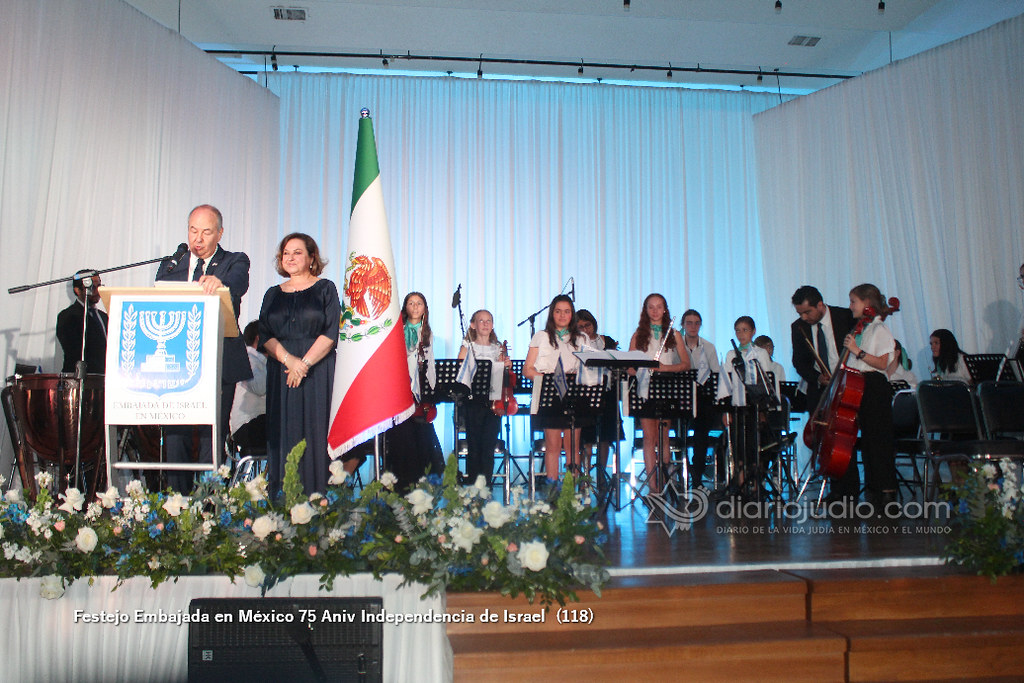 Festejo Embajada en México 75 Aniv Independencia de Israel  (118)