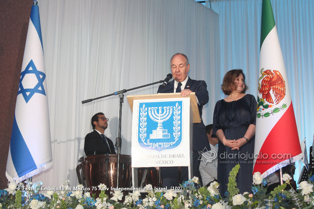 Festejo Embajada en México 75 Aniv Independencia de Israel  (102)