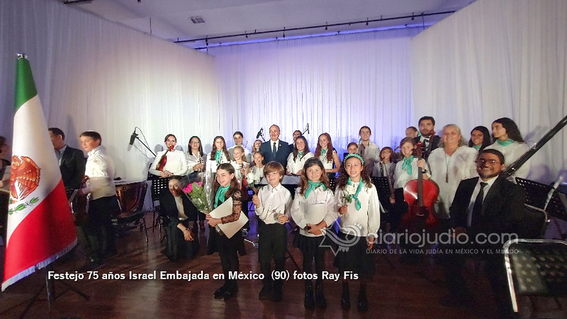 Festejo 75 años Israel Embajada en México  (90)