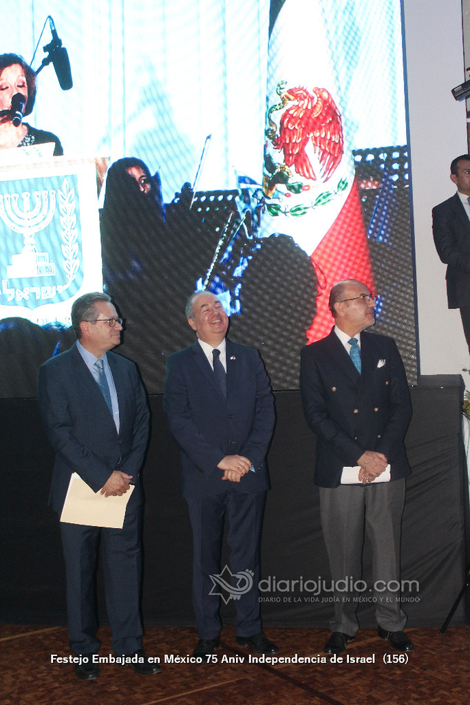Festejo Embajada en México 75 Aniv Independencia de Israel  (156)