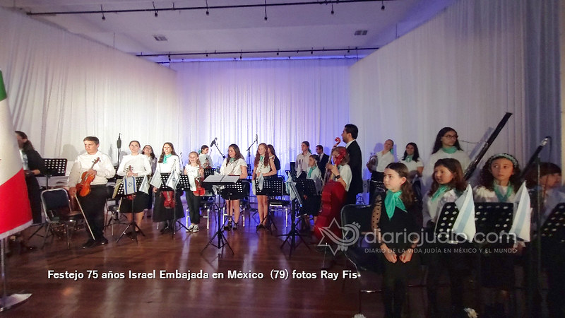 Festejo 75 años Israel Embajada en México  (79)