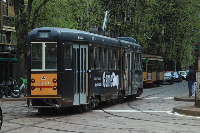Milan tram 4719