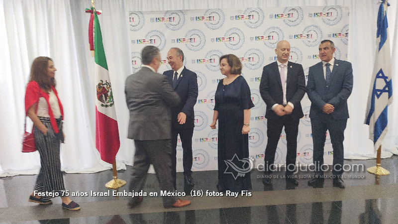 Festejo 75 años Israel Embajada en México  (16)
