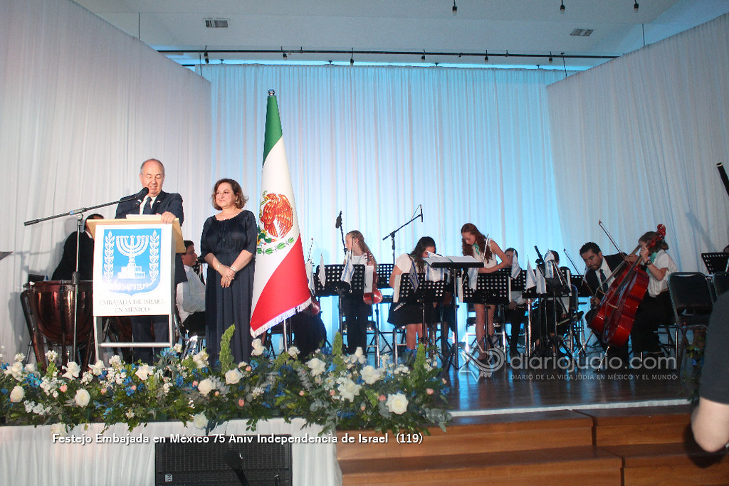 Festejo Embajada en México 75 Aniv Independencia de Israel  (119)