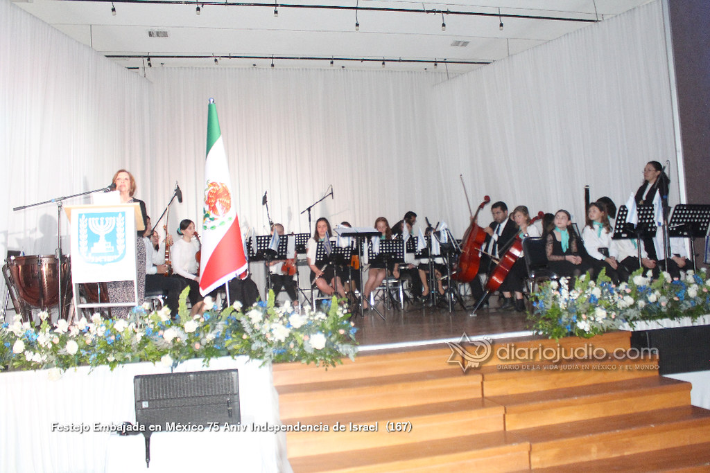 Festejo Embajada en México 75 Aniv Independencia de Israel  (167)