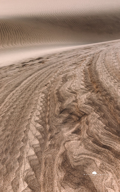 Los dibujos que hace el viento sobre la arena. #grancanaria