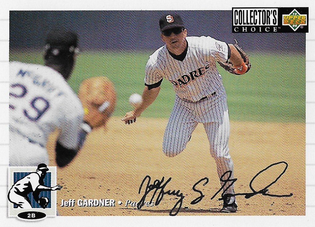 McGriff, Fred - 1994 Collectors Choice Silver Signature #106 (cameo with Jeff Gardner)