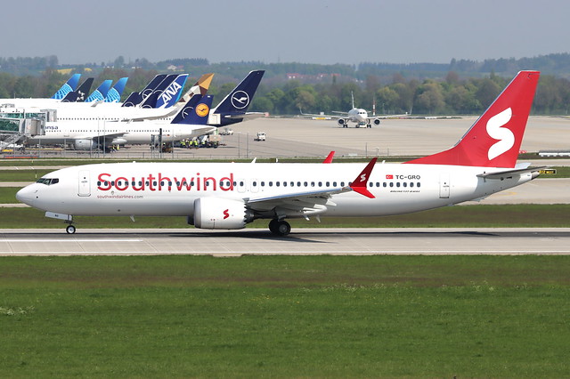 Southwind Airlines Boeing 737-8 Max TC-GRO