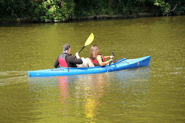 Padling on the Vermilion River