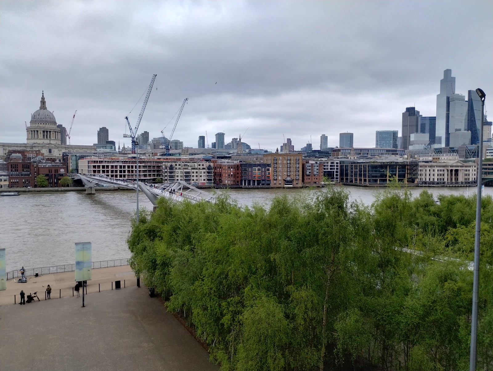 London Day 3  Millenium Bridge Tate by: