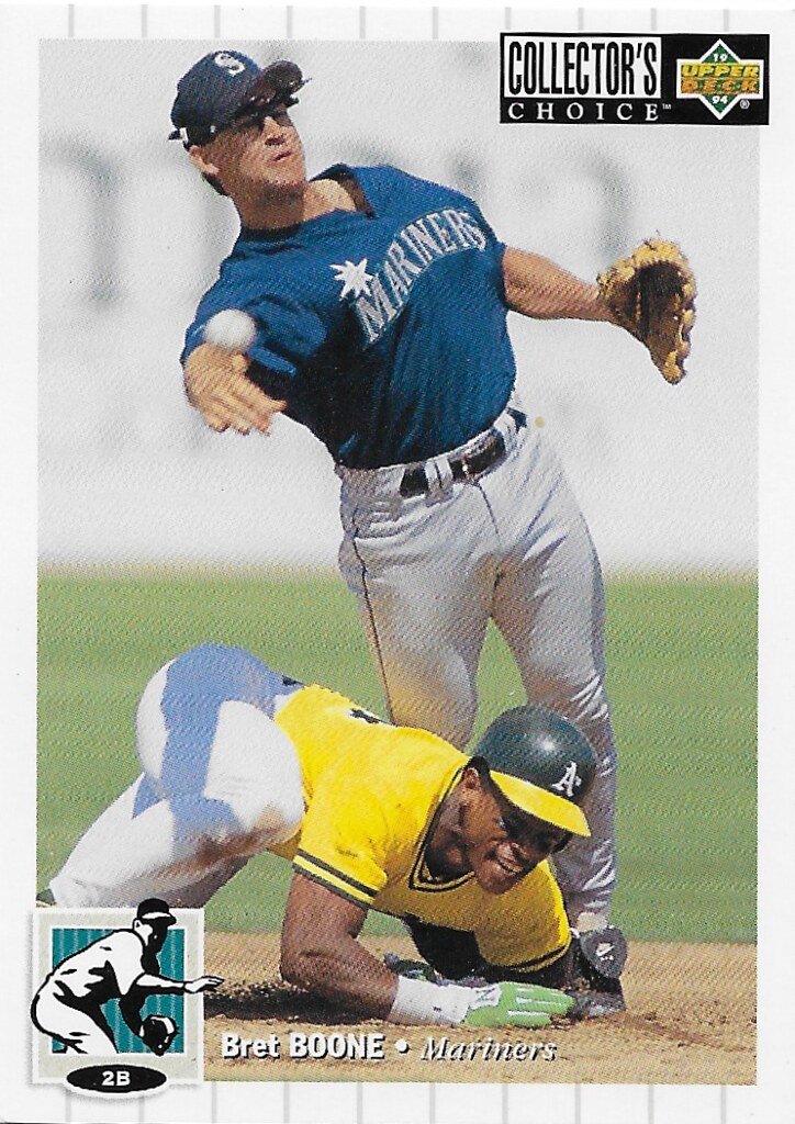 Henderson, Rickey - 1994 Collectors Choice #59 (cameo with Bret Boone)
