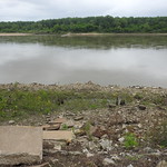 Remains of Miller's Landing at New Haven Remains of once bustling Miller&#039;s Landing at New Haven on the Missouri River, May 2023