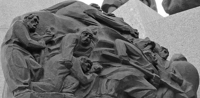 Detail on monument to Taras Shevchenko