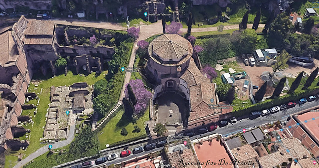1821 2023 Tempio di Romolo oggi S. Teodoro, Foto De Alvariis By Google Maps