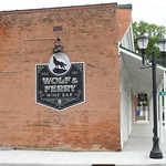 Wolf & Ferry wine bar Wolf &amp;amp; Ferry wine bar at Olive and Main streets, New Haven, Missouri, May 2023