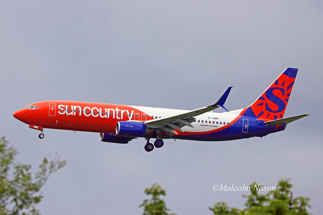 B737-8K5 G-TAWR to be N851SY SUN COUNTRY