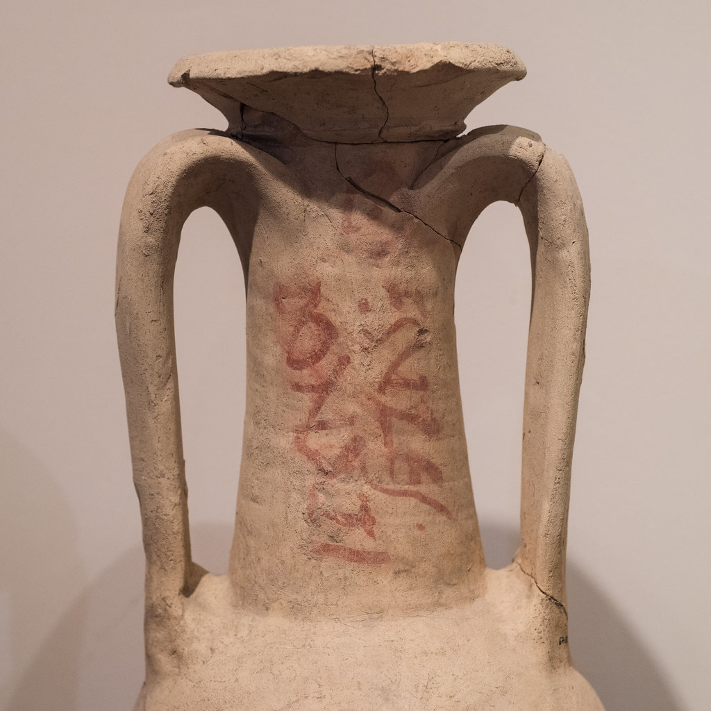 Dressel type 7/11 amphora with titulus pictus of C. Esuleus Donatus, detail