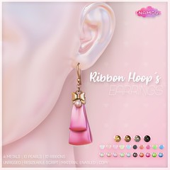 Enamour | Ribbon Hoop's Earrings | GIVEAWAY ALERT!!