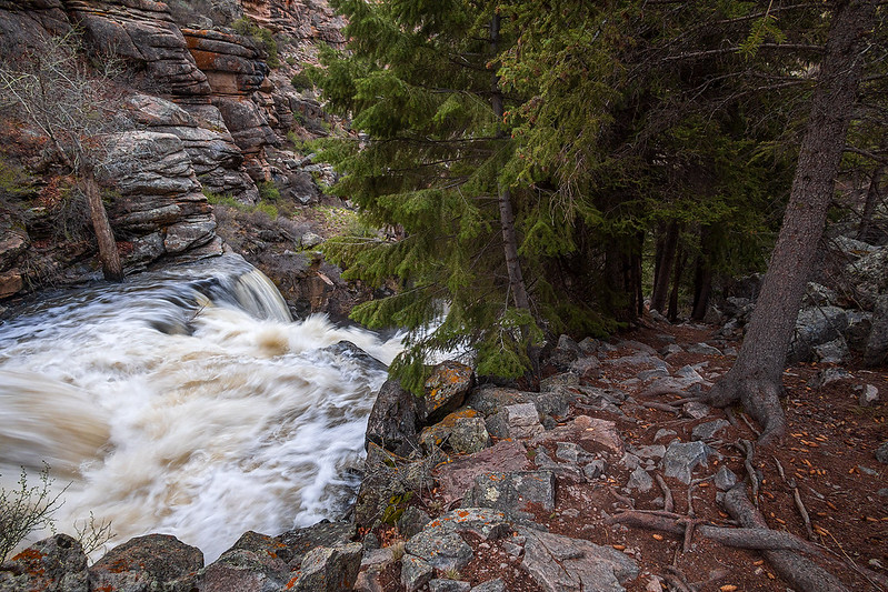 Steep Trail & Waterfall