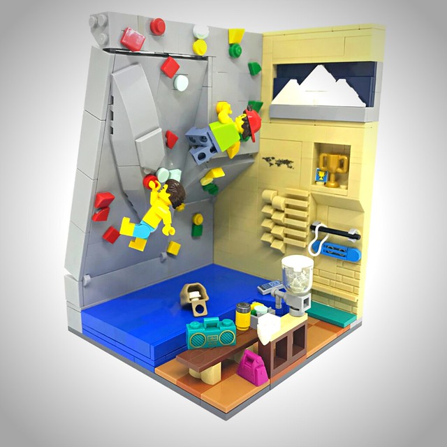 LEGO Bouldering Gym