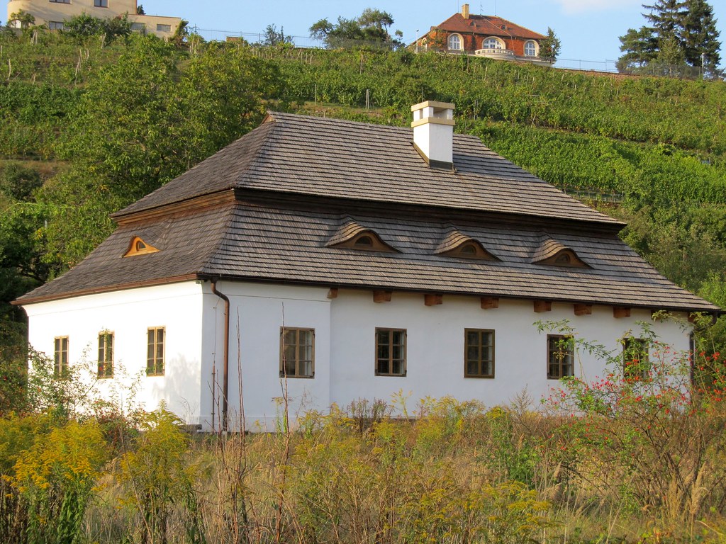 Viniční domek, nacházející se na území Modřan