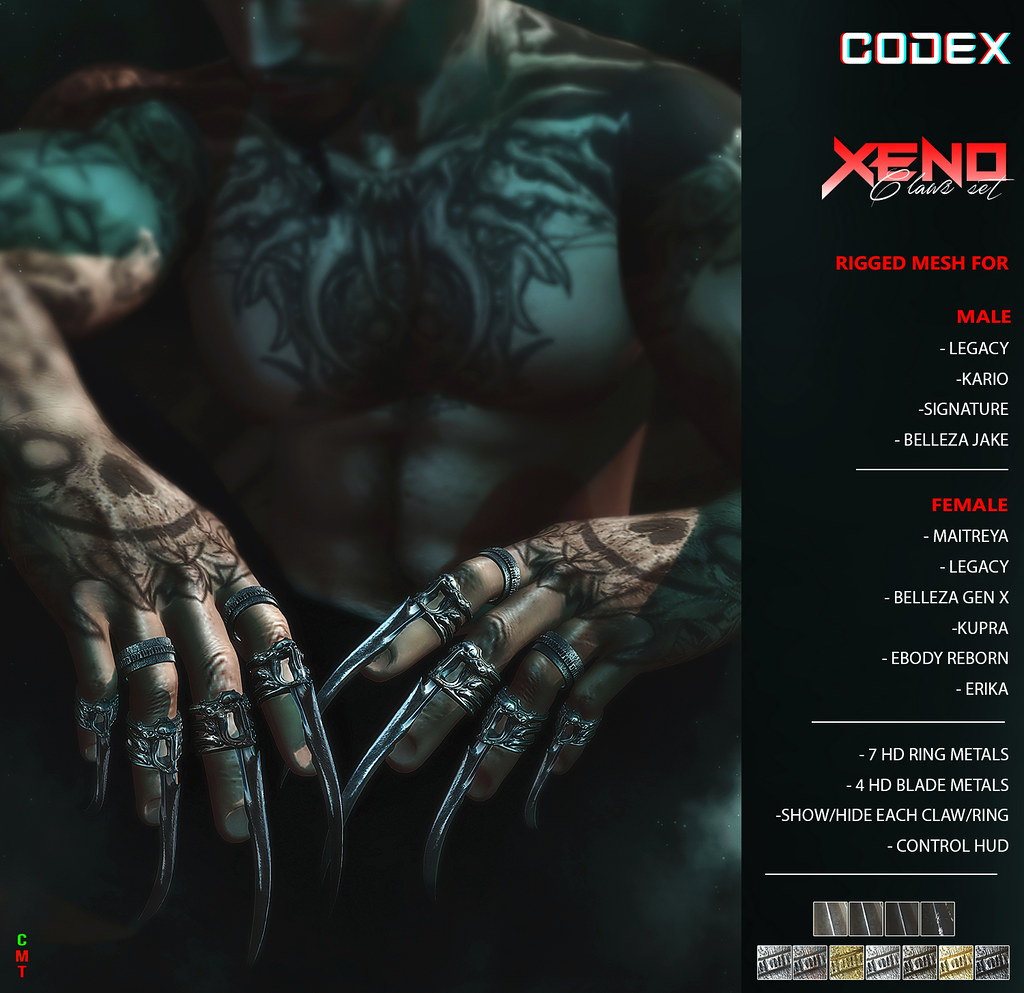 CODEX_Xeno Claws set