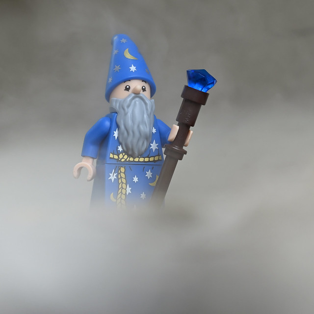 LEGO Blue Wizard