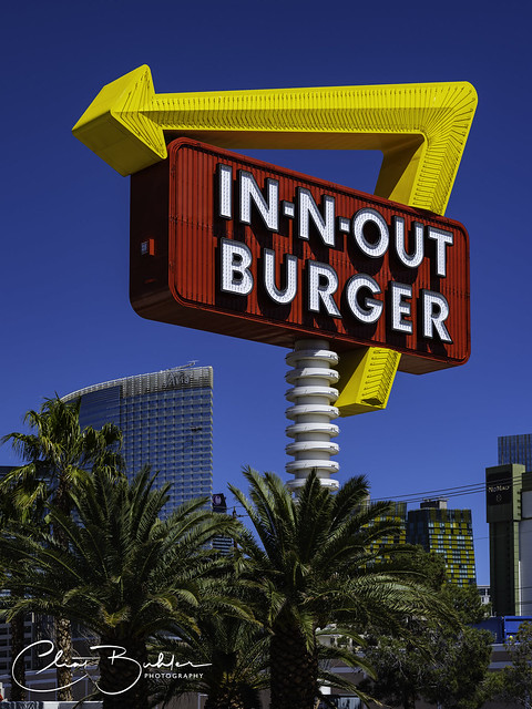 In-N-Out Burger Sign, Las Vegas.