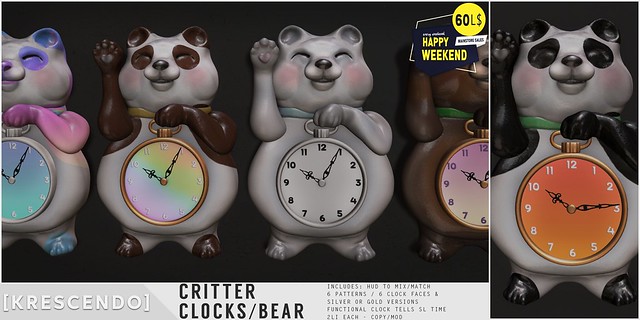 [Kres] Critter Clocks - Bear
