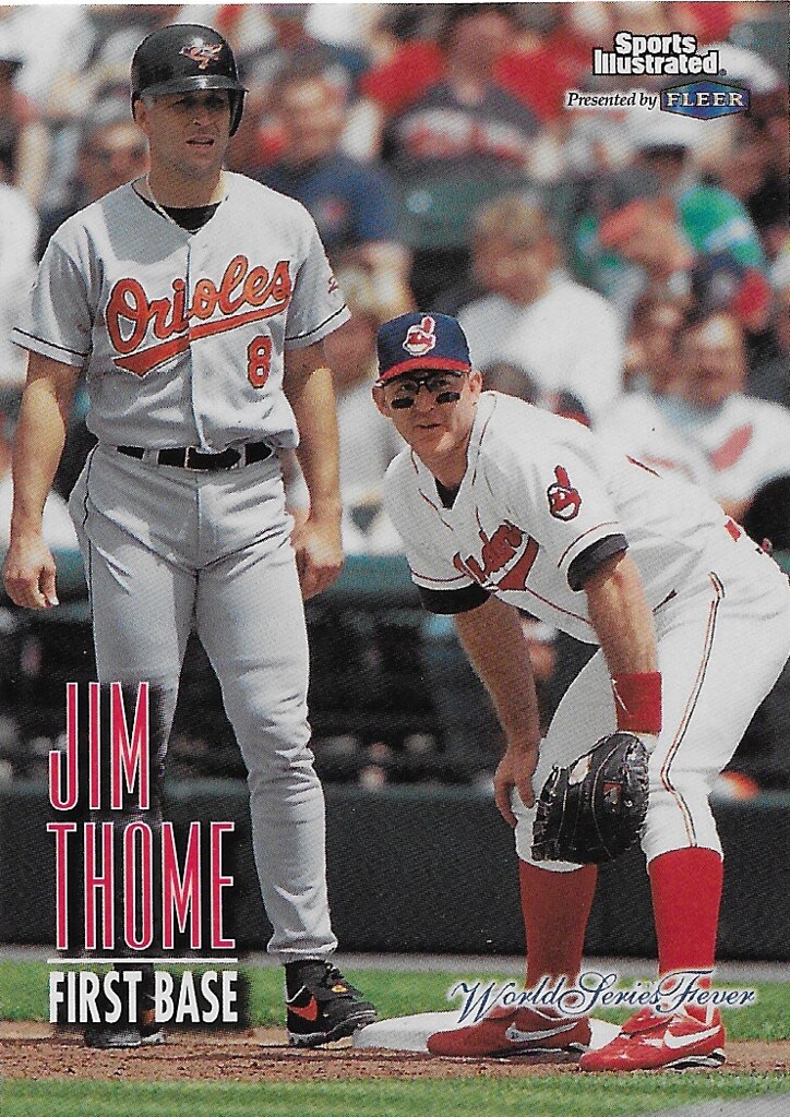 Ripken Jr, Cal - 1998 Fleer Sports Illustrated World Series Fever #134 (cameo with Jim Thome)