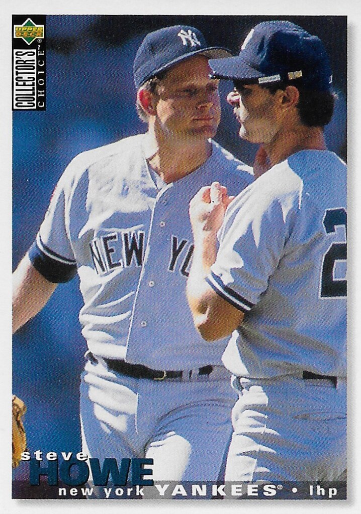 Mattingly, Don - 1995 Collectors Choice #522 (cameo with Steve Howe)