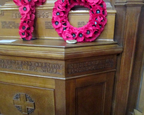 Lower Right Portion, War Memorial, St Augustine's, Dumbarton