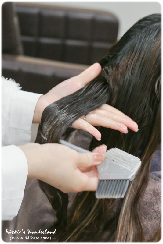 曜極光護髮 - 步驟2.修補扭曲、剝離毛鱗片