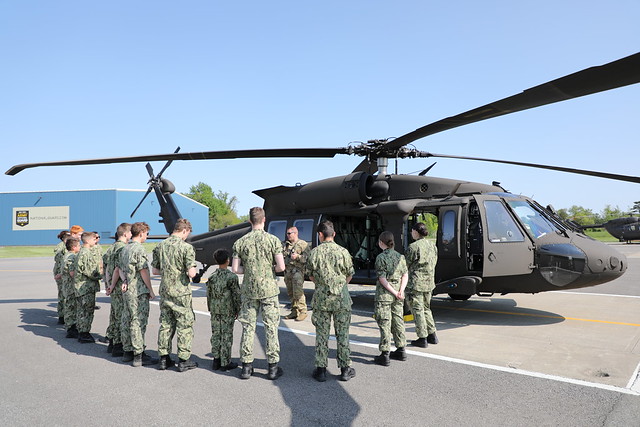 Sea Cadets Get a Lift From Army Aviation