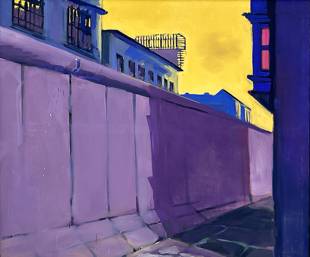 1977, Rainer Fetting, First Painting of the Berlin Wall -- Stadel Museum (Frankfurt)