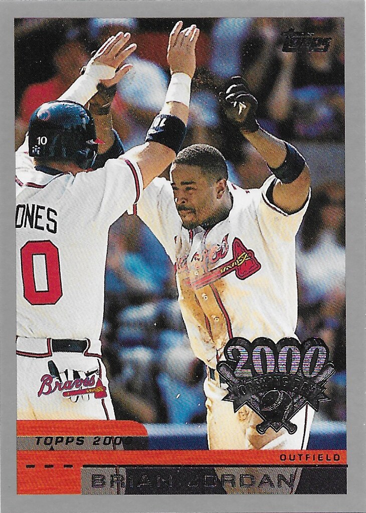 Jones, Chipper - 2000 Topps Opening Day #34  (cameo with Brian Jordan)