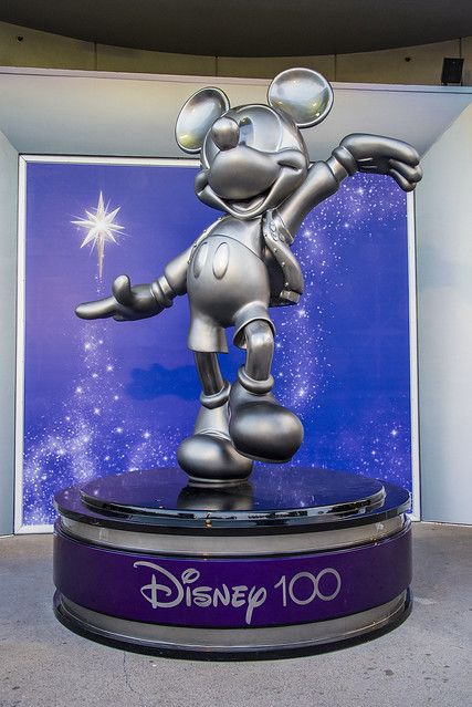 Disney Company 100'th Anniversary Mickey Mouse Statue - Downtown Disney