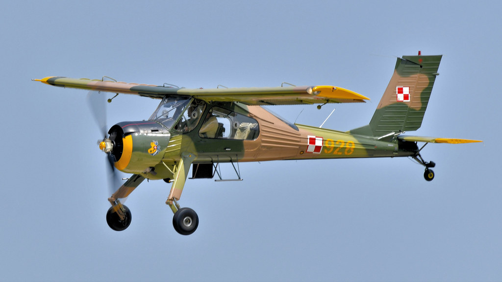 Okecie PZL-104 Wilga 80 N4346M C/N CF21910928 Aircraft is in the Colours of the Polish Air Force as Yellow 928