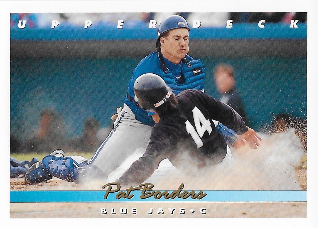 Grebeck, Craig - 1993 Upper Deck Gold Hologram #149 (cameo with Pat Borders)